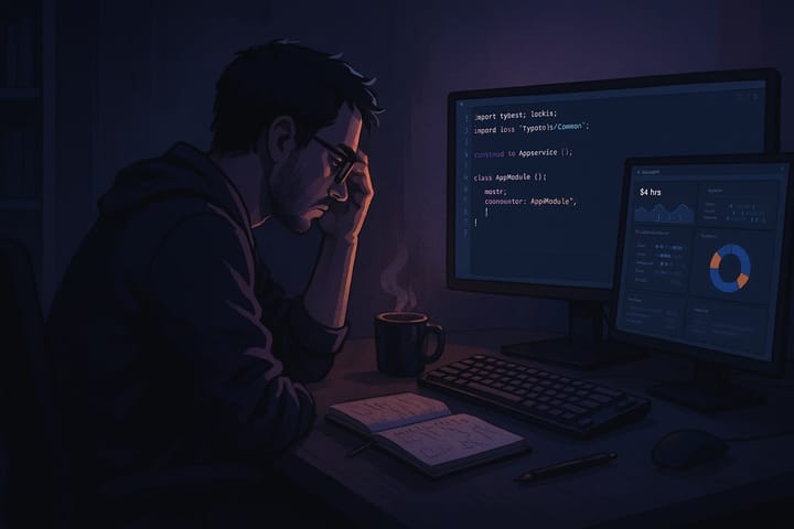 🧪 Struggling Forward: Cursor, Mock APIs, and the Weight of Self-Doubt