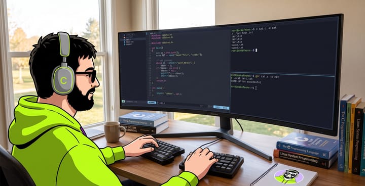 Learning C by doing